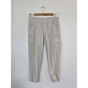 The North Face Womens Cargo Capri Pant Joggers Beige Size 4 Light Weight